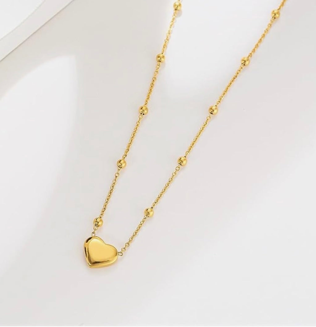 HEART OF GOLD NECKLACE
