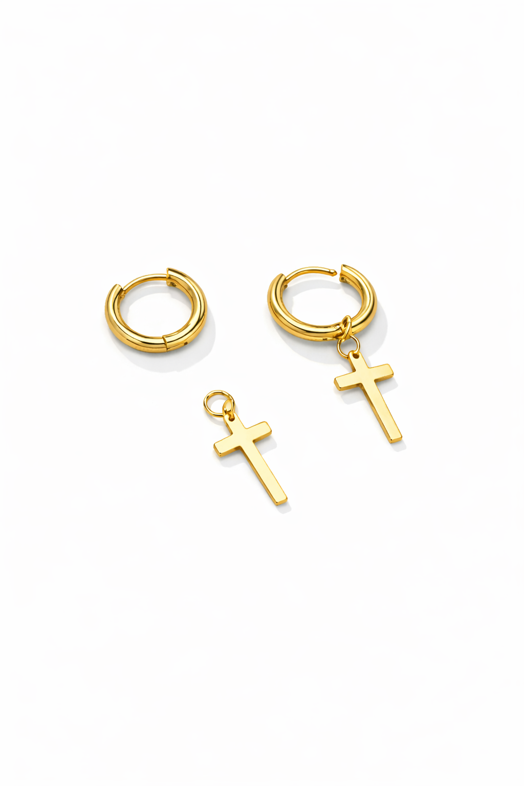 CARRIED CROSS EARRING