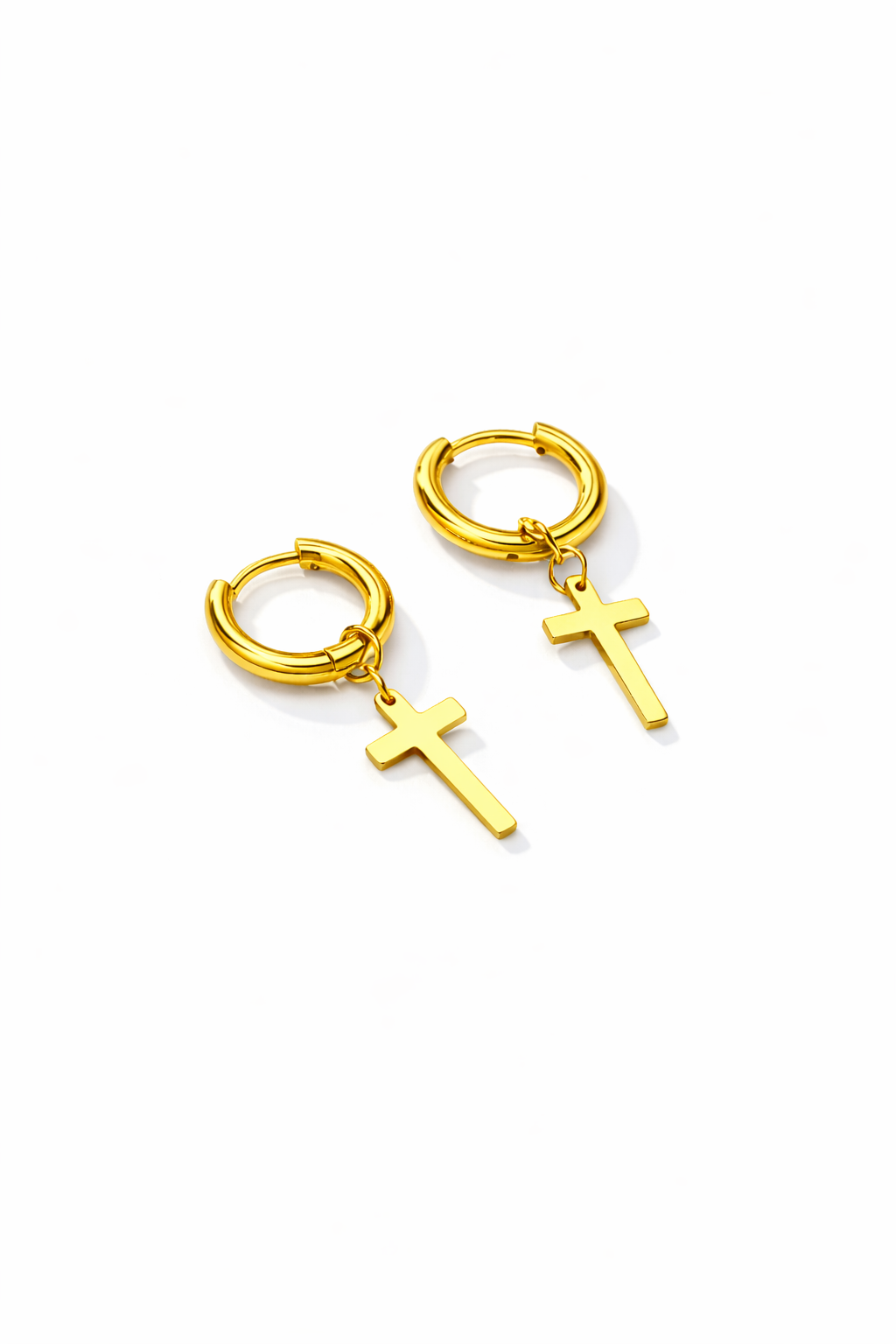 CARRIED CROSS EARRING