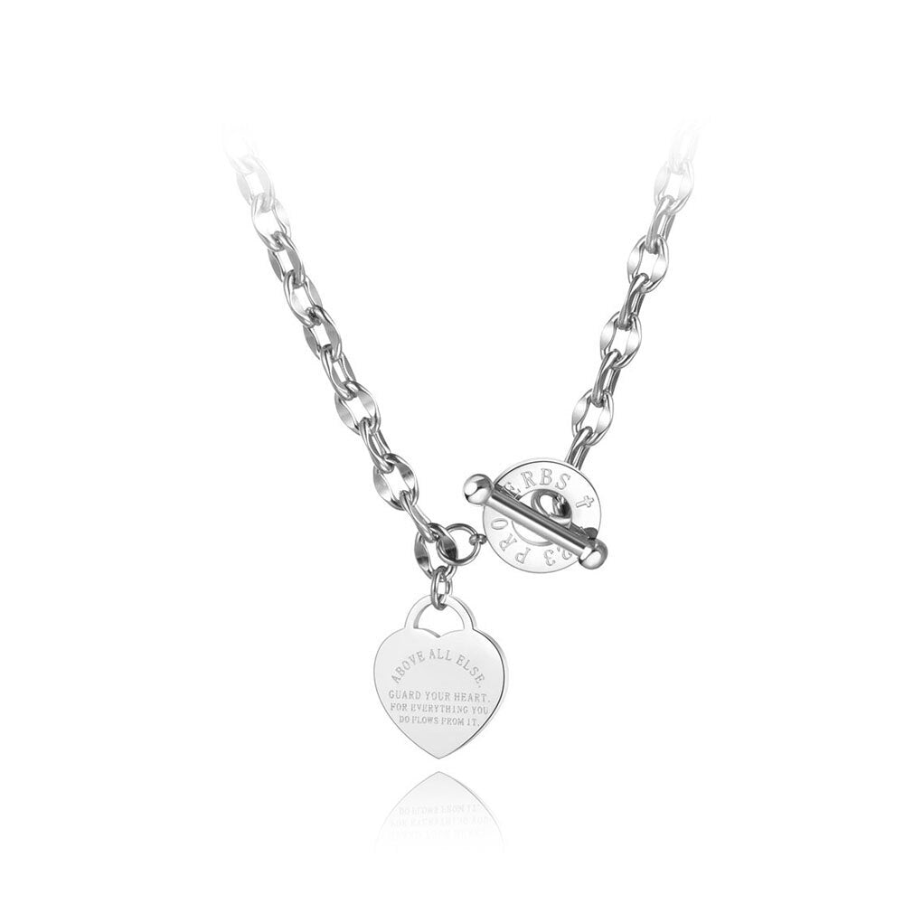 PROVERBS 4:23 NECKLACE